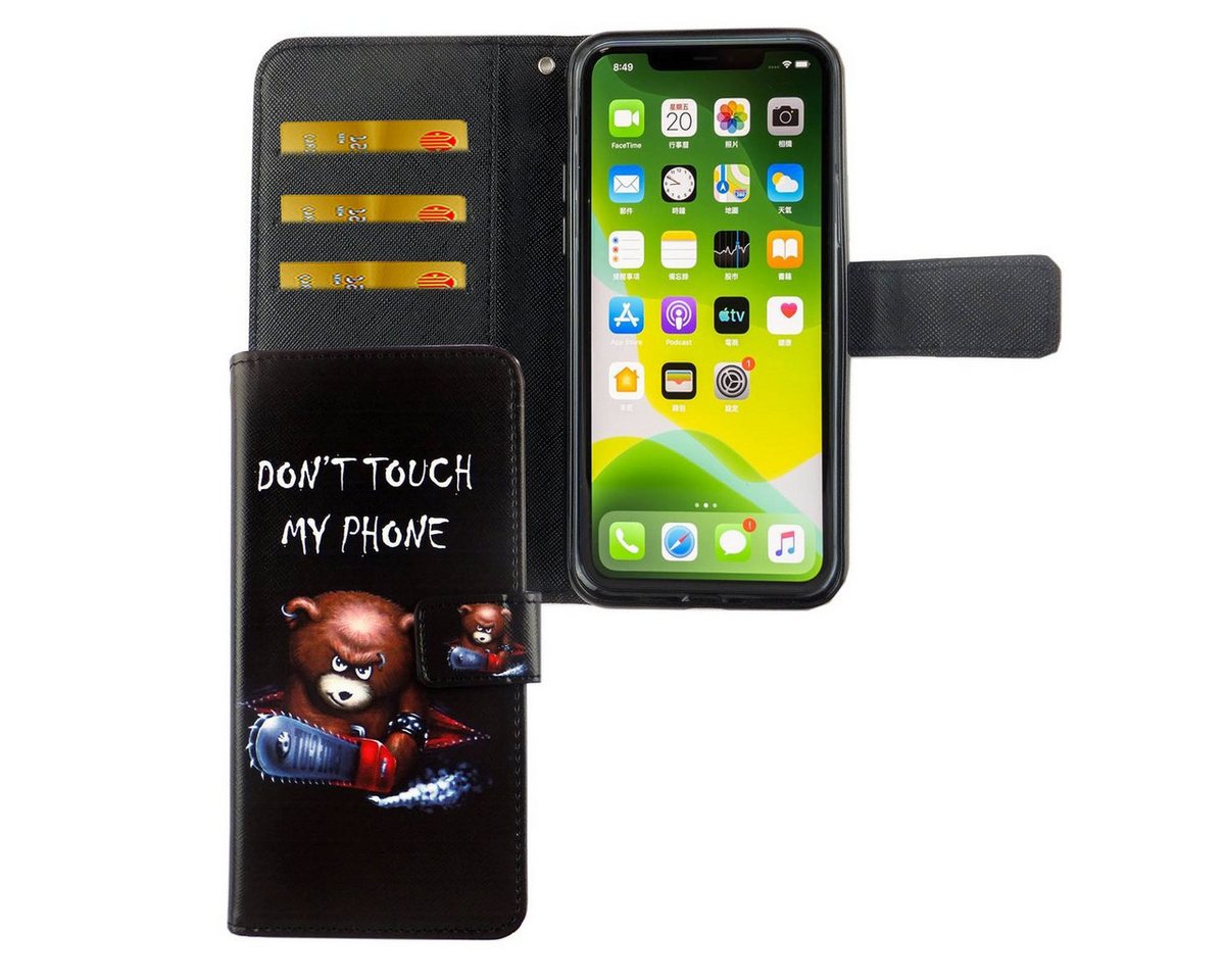 König Design Handyhülle Apple iPhone 11 Pro, Apple iPhone 11 Pro Handyhülle Bookcover Schwarz König Design Handyhülle Apple iPhone 11 Pro, Apple iPhone 11 Pro Handyhülle Bookcover Schwarz von König Design