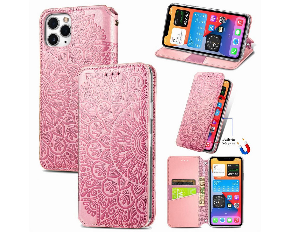 König Design Handyhülle Apple iPhone 11 Pro, Schutzhülle Schutztasche Case Cover Etuis Wallet Klapptasche Bookstyle König Design Handyhülle Apple iPhone 11 Pro, Schutzhülle Schutztasche Case Cover Etuis Wallet Klapptasche Bookstyle von König Design