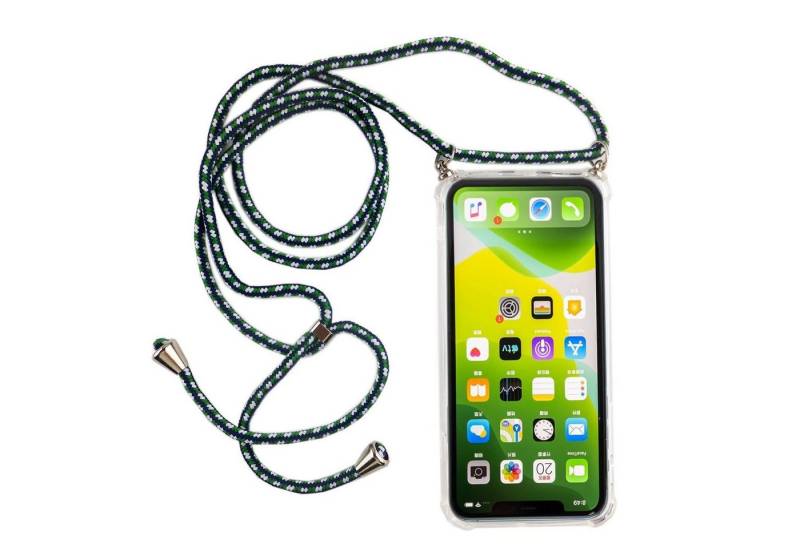 König Design Handyhülle Apple iPhone 11 Pro Max, Apple iPhone 11 Pro Max Handykette Handyhülle Umhängetasche Transparent von König Design
