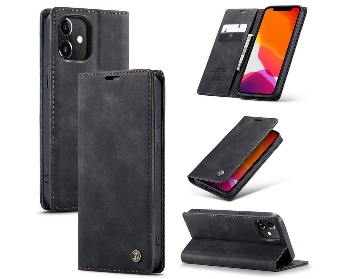 König Design Handyhülle Apple iPhone 12 / 12 Pro, Schutzhülle Schutztasche Case Cover Etuis Wallet Klapptasche Bookstyle König Design Handyhülle Apple iPhone 12 / 12 Pro, Schutzhülle Schutztasche Case Cover Etuis Wallet Klapptasche Bookstyle von König Design
