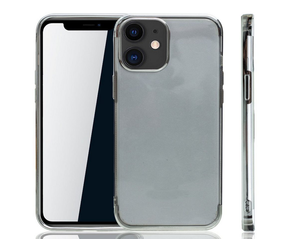 König Design Handyhülle Apple iPhone 12 Mini, Apple iPhone 12 Mini Handyhülle Bumper Backcover Silber König Design Handyhülle Apple iPhone 12 Mini, Apple iPhone 12 Mini Handyhülle Bumper Backcover Silber von König Design