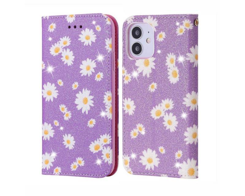 König Design Handyhülle Apple iPhone 12 Mini, Schutzhülle Schutztasche Case Cover Etuis Wallet Klapptasche Bookstyle von König Design