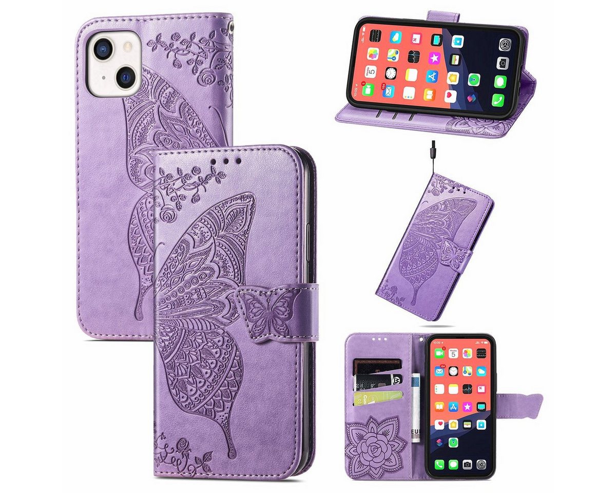 König Design Handyhülle Apple iPhone 13, Schutzhülle Schutztasche Case Cover Etuis Wallet Klapptasche Bookstyle König Design Handyhülle Apple iPhone 13, Schutzhülle Schutztasche Case Cover Etuis Wallet Klapptasche Bookstyle von König Design