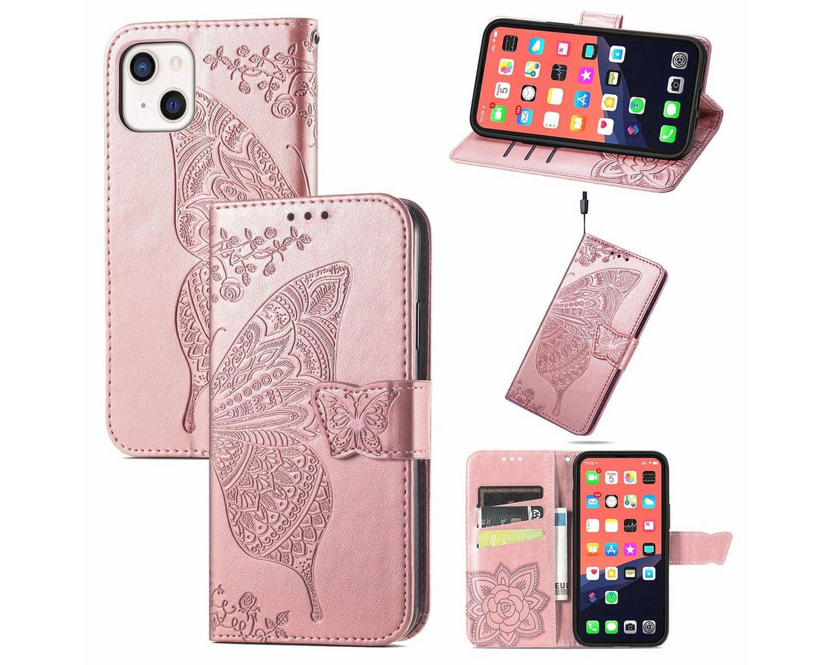 König Design Handyhülle Apple iPhone 13, Schutzhülle Schutztasche Case Cover Etuis Wallet Klapptasche Bookstyle König Design Handyhülle Apple iPhone 13, Schutzhülle Schutztasche Case Cover Etuis Wallet Klapptasche Bookstyle von König Design