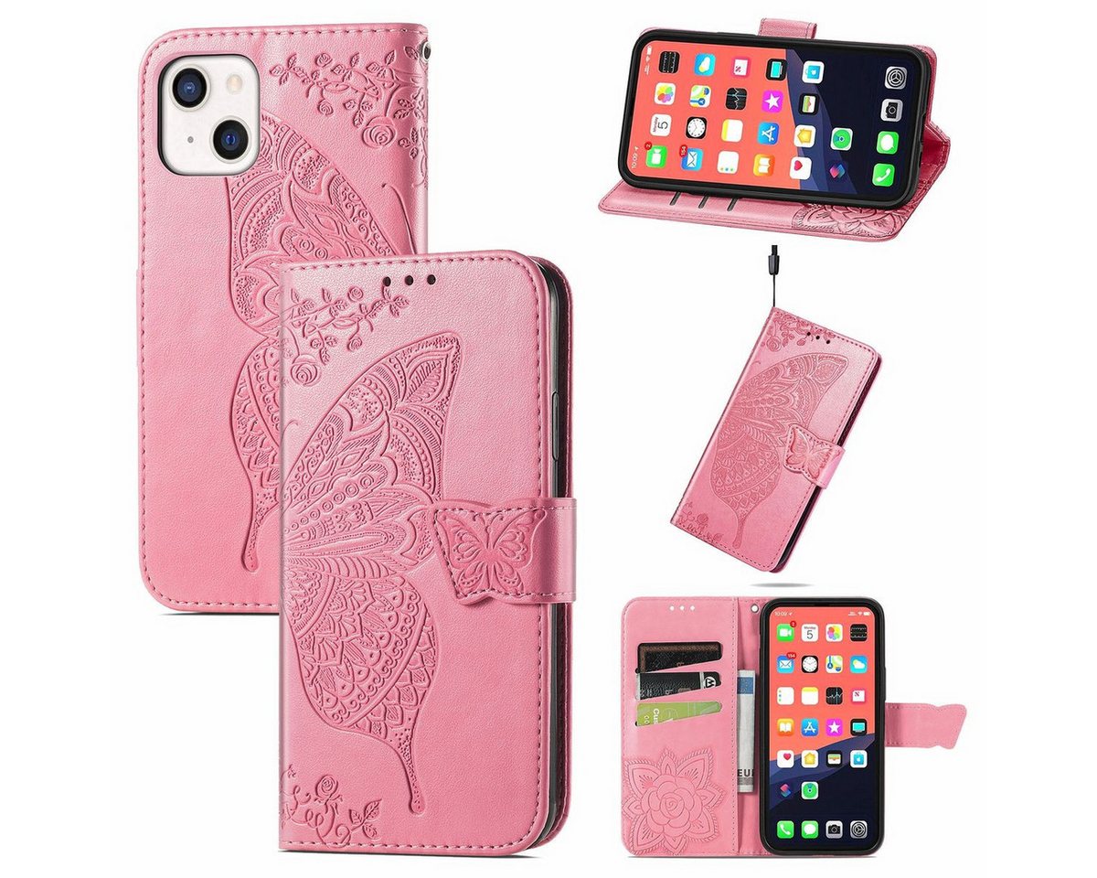 König Design Handyhülle Apple iPhone 13, Schutzhülle Schutztasche Case Cover Etuis Wallet Klapptasche Bookstyle König Design Handyhülle Apple iPhone 13, Schutzhülle Schutztasche Case Cover Etuis Wallet Klapptasche Bookstyle von König Design