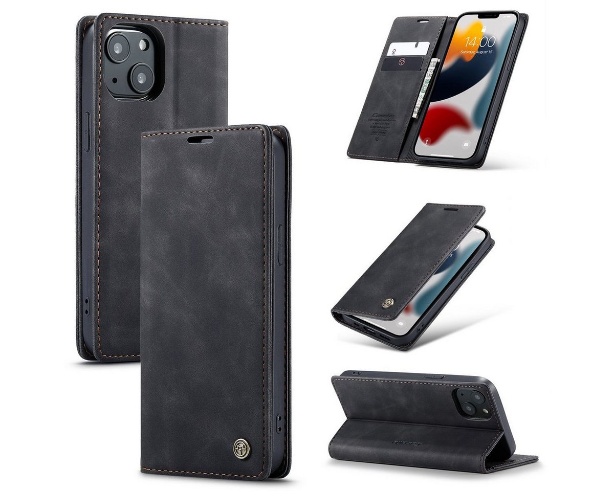 König Design Handyhülle Apple iPhone 13, Schutzhülle Schutztasche Case Cover Etuis Wallet Klapptasche Bookstyle König Design Handyhülle Apple iPhone 13, Schutzhülle Schutztasche Case Cover Etuis Wallet Klapptasche Bookstyle von König Design