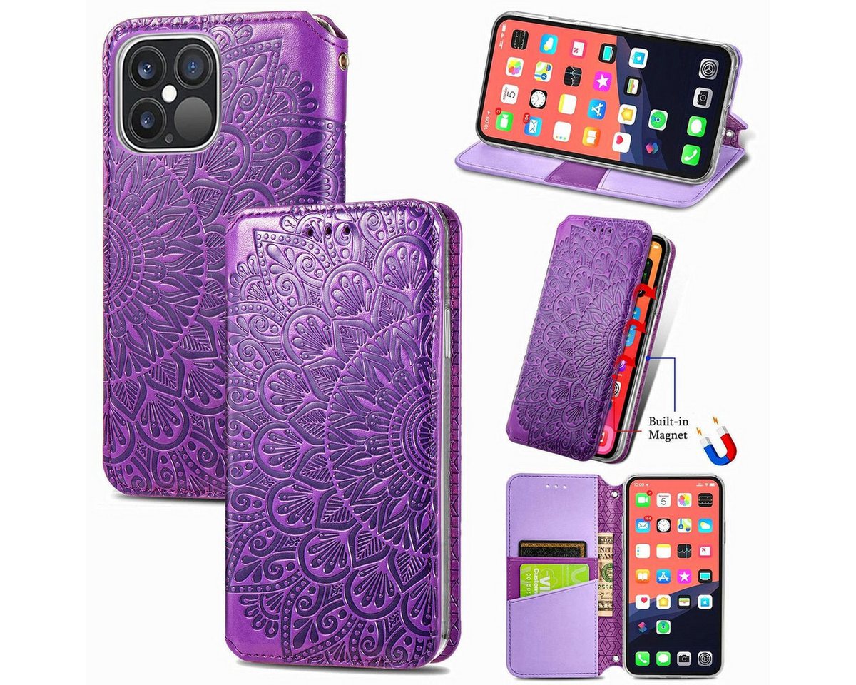 König Design Handyhülle Apple iPhone 13 Pro Max, Schutzhülle Schutztasche Case Cover Etuis Wallet Klapptasche Bookstyle König Design Handyhülle Apple iPhone 13 Pro Max, Schutzhülle Schutztasche Case Cover Etuis Wallet Klapptasche Bookstyle von König Design