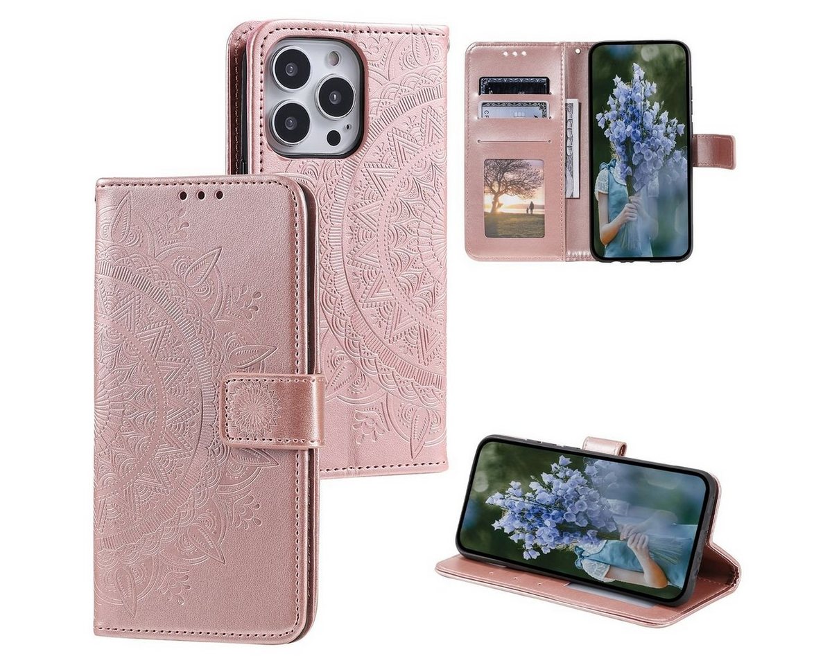 König Design Handyhülle Apple iPhone 15 Pro Max, Schutzhülle Schutztasche Case Cover Etuis Wallet Klapptasche Bookstyle König Design Handyhülle Apple iPhone 15 Pro Max, Schutzhülle Schutztasche Case Cover Etuis Wallet Klapptasche Bookstyle von König Design