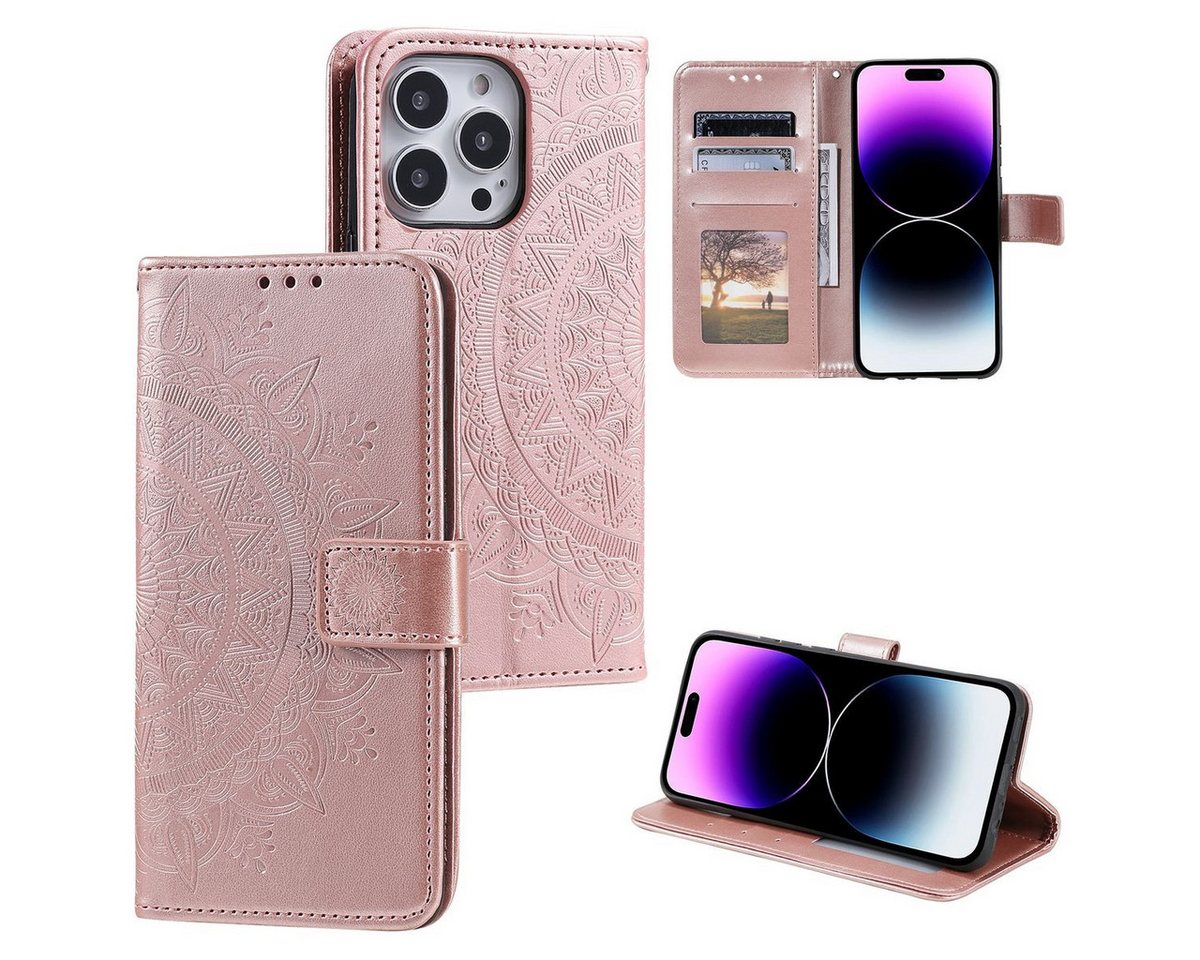 König Design Handyhülle Apple iPhone 16 Pro Max, Schutzhülle Schutztasche Case Cover Etuis Wallet Klapptasche Bookstyle König Design Handyhülle Apple iPhone 16 Pro Max, Schutzhülle Schutztasche Case Cover Etuis Wallet Klapptasche Bookstyle von König Design