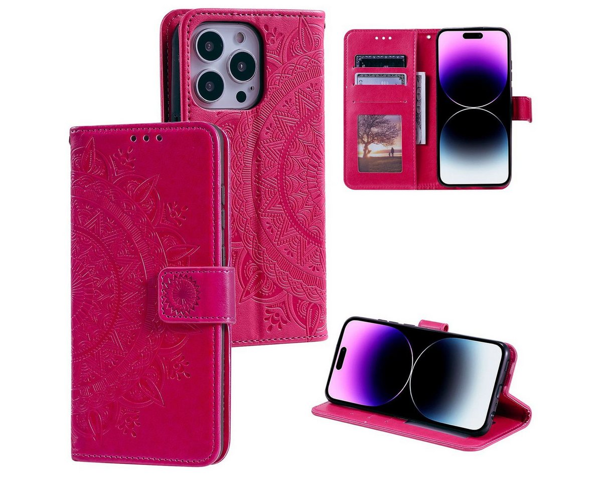 König Design Handyhülle Apple iPhone 16 Pro Max, Schutzhülle Schutztasche Case Cover Etuis Wallet Klapptasche Bookstyle König Design Handyhülle Apple iPhone 16 Pro Max, Schutzhülle Schutztasche Case Cover Etuis Wallet Klapptasche Bookstyle von König Design