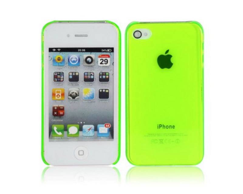 König Design Handyhülle Apple iPhone 4 / 4s, Apple iPhone 4 / 4s Handyhülle Backcover Grün von König Design