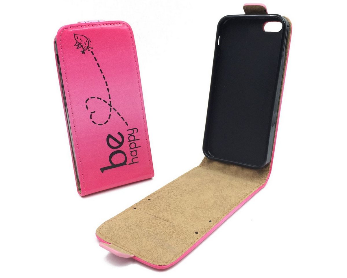 König Design Handyhülle Apple iPhone 5 / 5s / SE, Apple iPhone 5 / 5s / SE Handyhülle Backcover Rosa von König Design