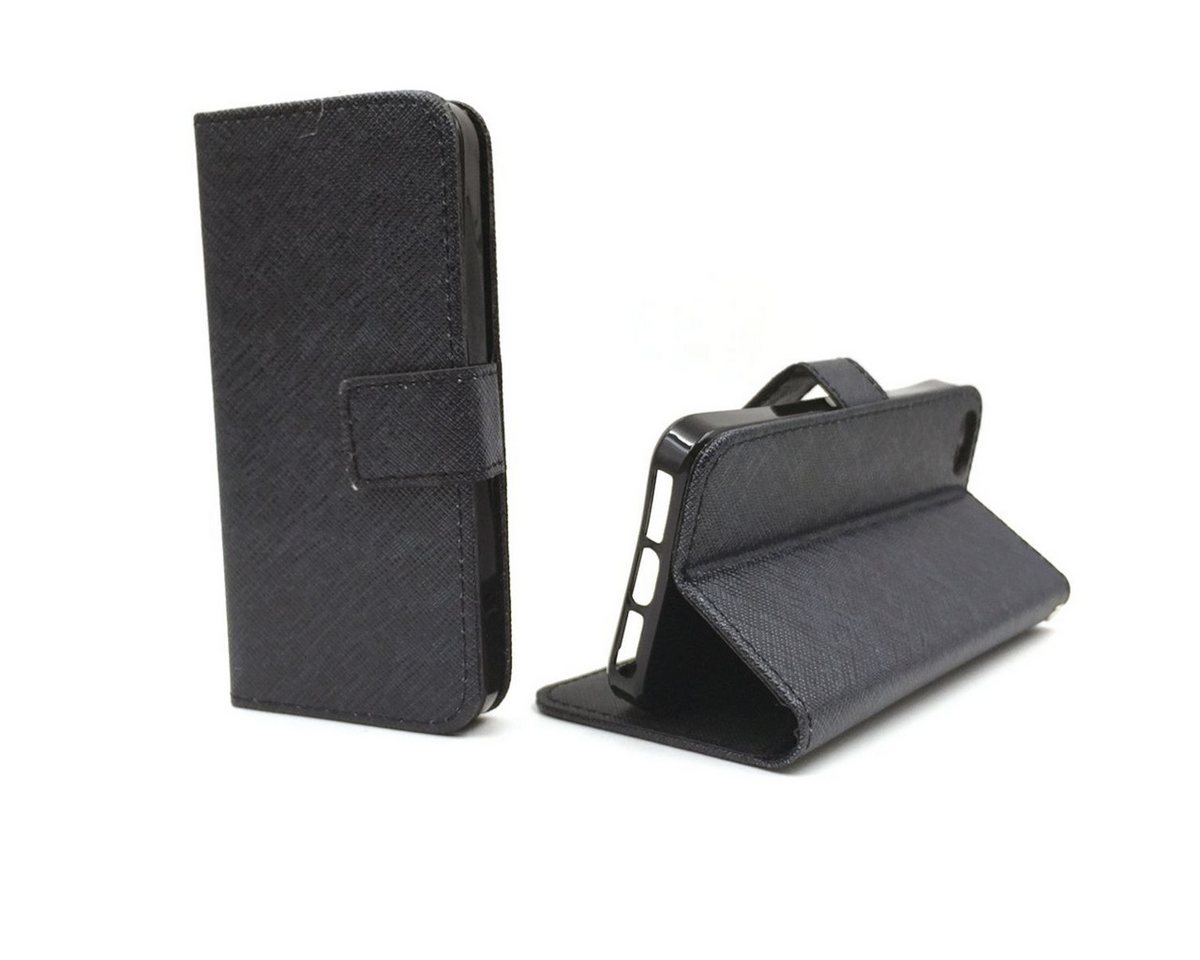 König Design Handyhülle Apple iPhone 5 / 5s / SE, Apple iPhone 5 / 5s / SE Handyhülle Bookcover Schwarz König Design Handyhülle Apple iPhone 5 / 5s / SE, Apple iPhone 5 / 5s / SE Handyhülle Bookcover Schwarz von König Design