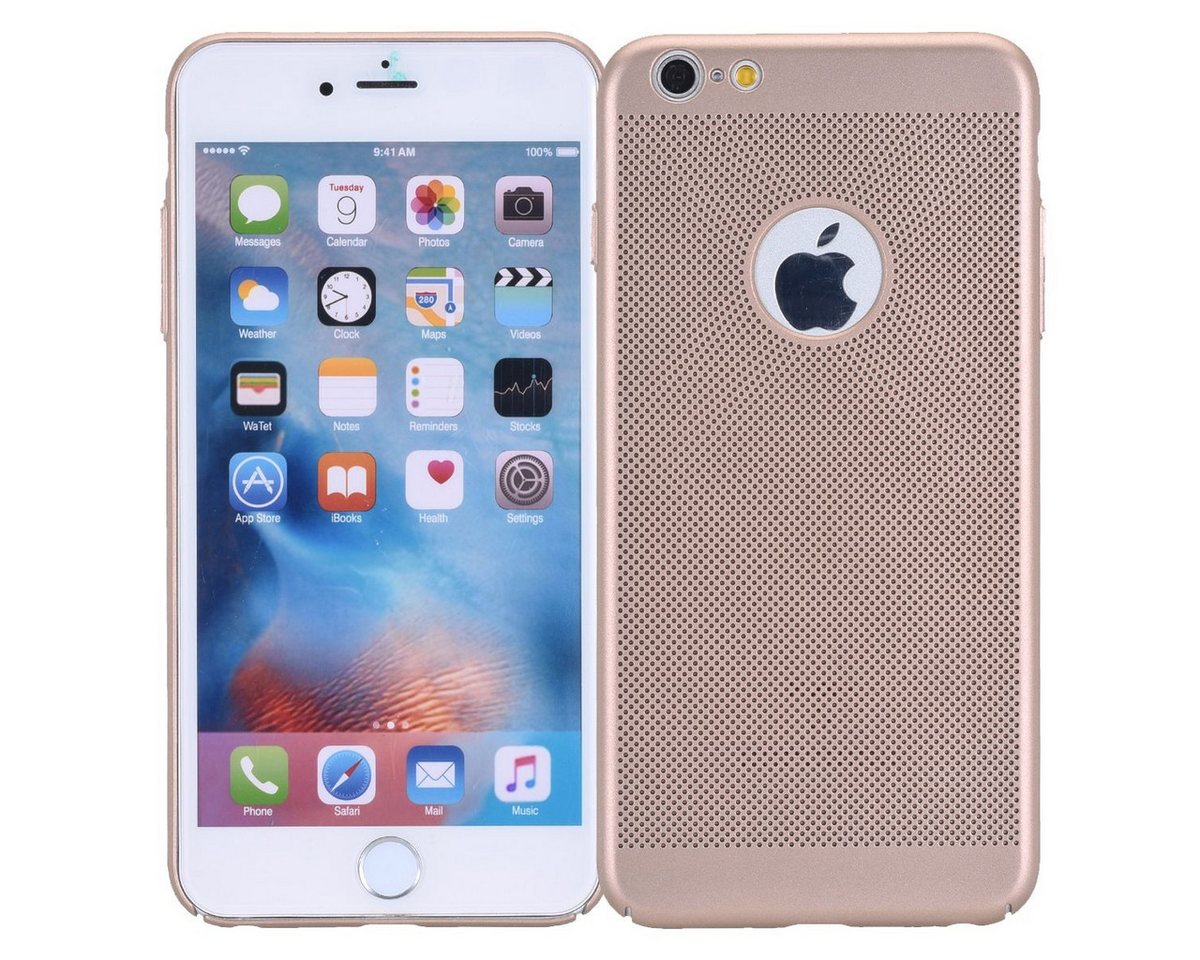 König Design Handyhülle Apple iPhone 6 / 6s, Apple iPhone 6 / 6s Handyhülle Backcover Gold von König Design