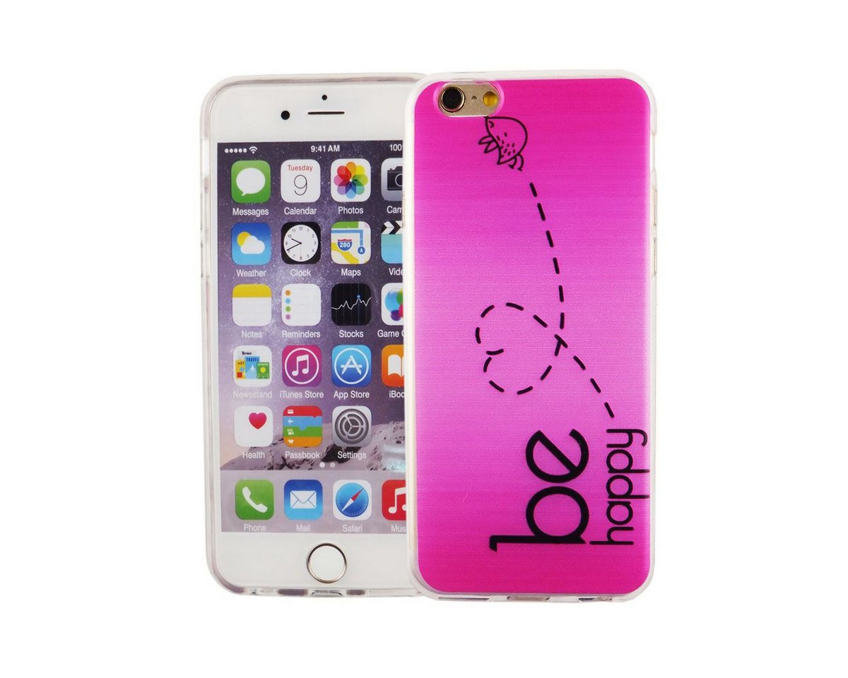 König Design Handyhülle Apple iPhone 6 / 6s, Apple iPhone 6 / 6s Handyhülle Bumper Backcover Rosa von König Design