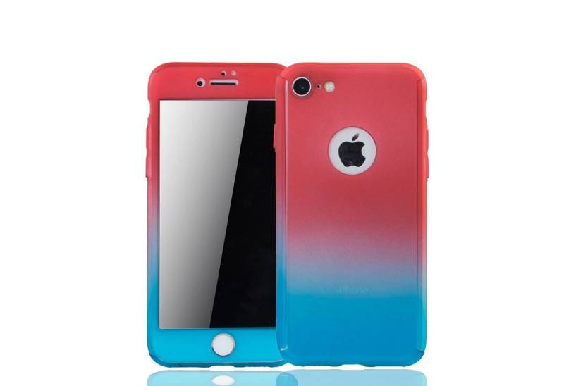 König Design Handyhülle Apple iPhone 6 / 6s Plus, Apple iPhone 6 / 6s Plus Handyhülle 360 Grad Schutz Full Cover Mehrfarbig von König Design