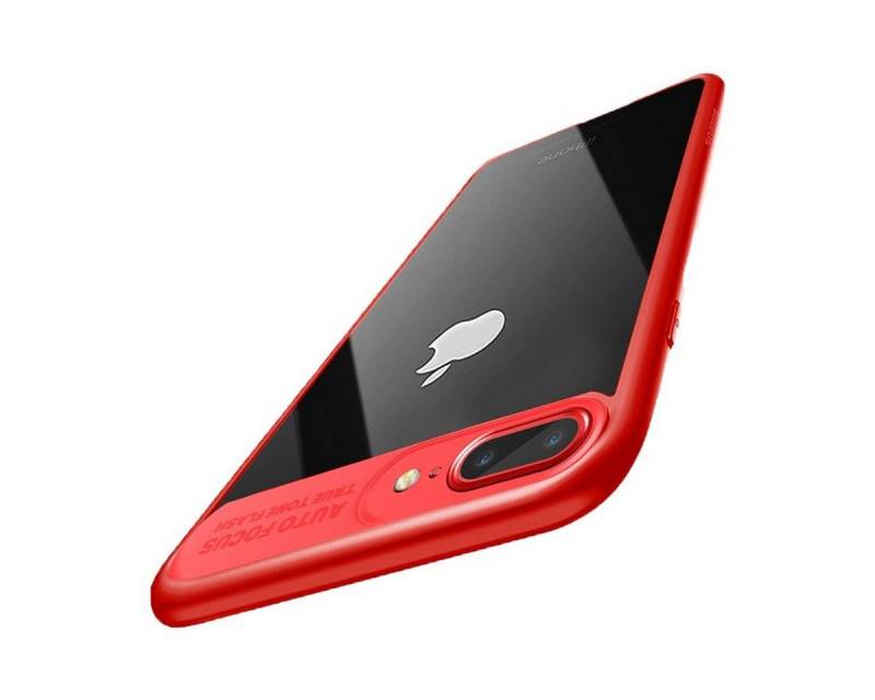 König Design Handyhülle Apple iPhone 7 Plus / 8 Plus, Apple iPhone 7 Plus / 8 Plus Handyhülle Backcover Rot von König Design