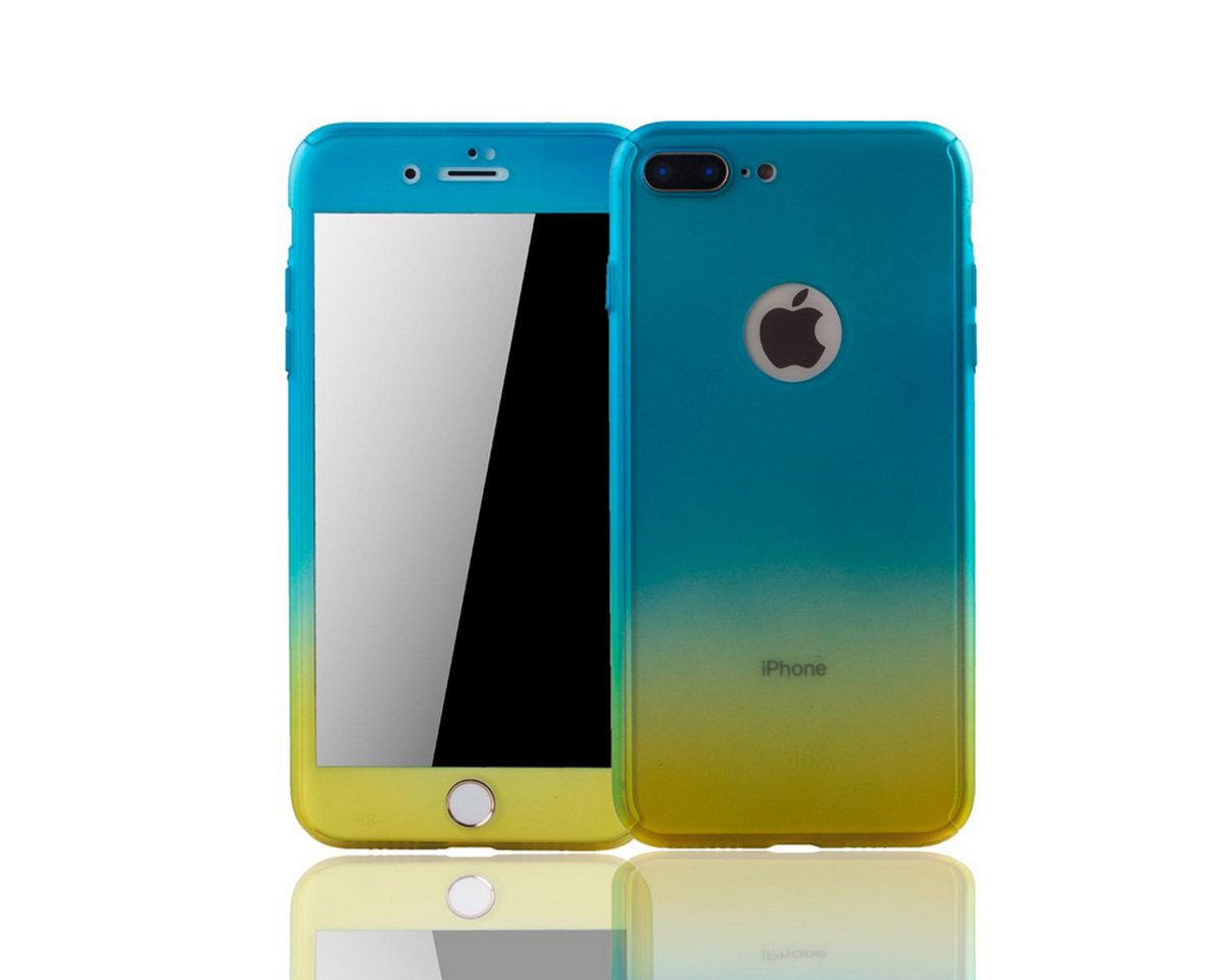 König Design Handyhülle Apple iPhone 8 Plus, Apple iPhone 8 Plus Handyhülle 360 Grad Schutz Full Cover Mehrfarbig König Design Handyhülle Apple iPhone 8 Plus, Apple iPhone 8 Plus Handyhülle 360 Grad Schutz Full Cover Mehrfarbig von König Design