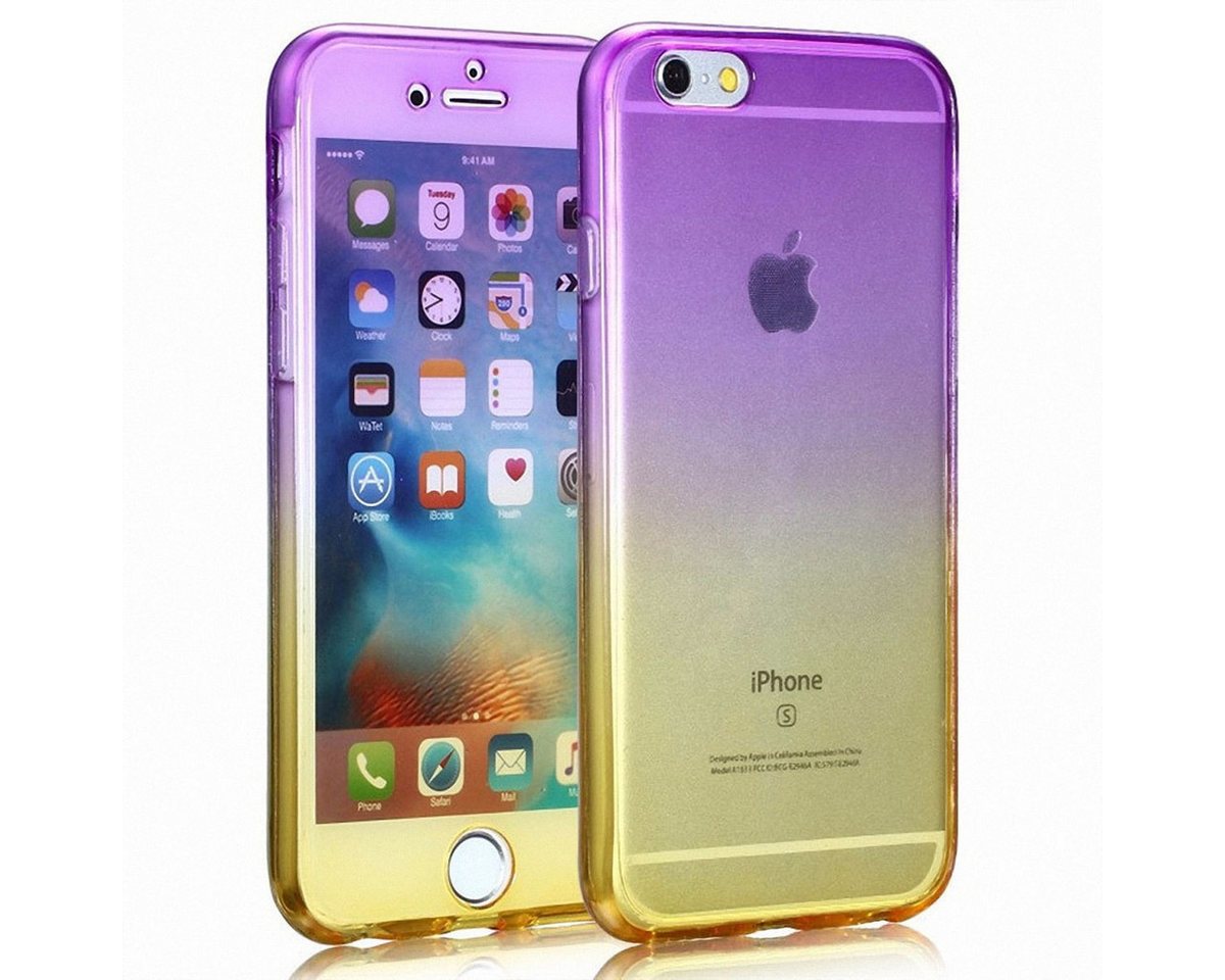 König Design Handyhülle Apple iPhone 8 Plus, Apple iPhone 8 Plus Handyhülle Backcover Violett von König Design