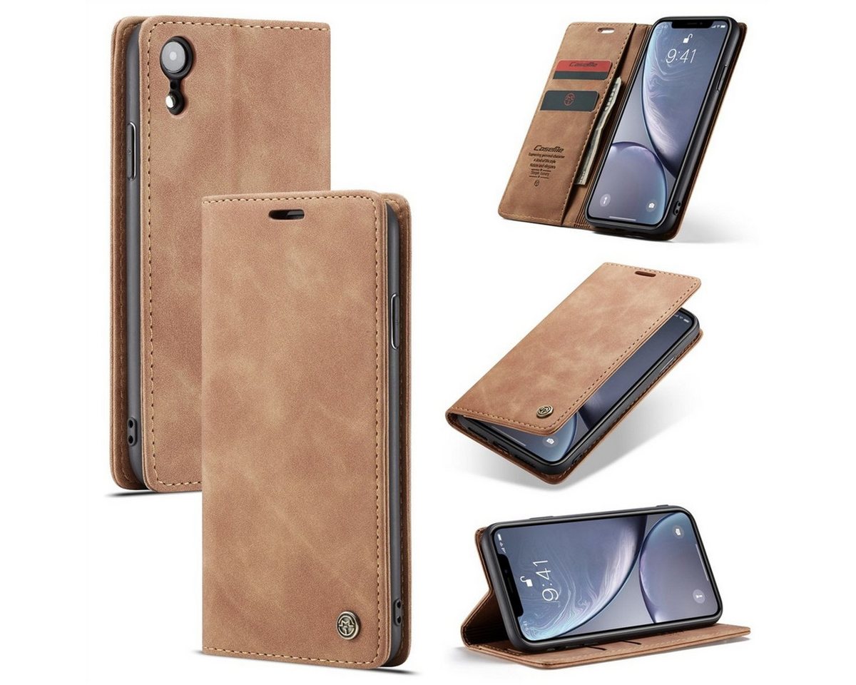 König Design Handyhülle Apple iPhone XR, Schutzhülle Schutztasche Case Cover Etuis Wallet Klapptasche Bookstyle König Design Handyhülle Apple iPhone XR, Schutzhülle Schutztasche Case Cover Etuis Wallet Klapptasche Bookstyle von König Design