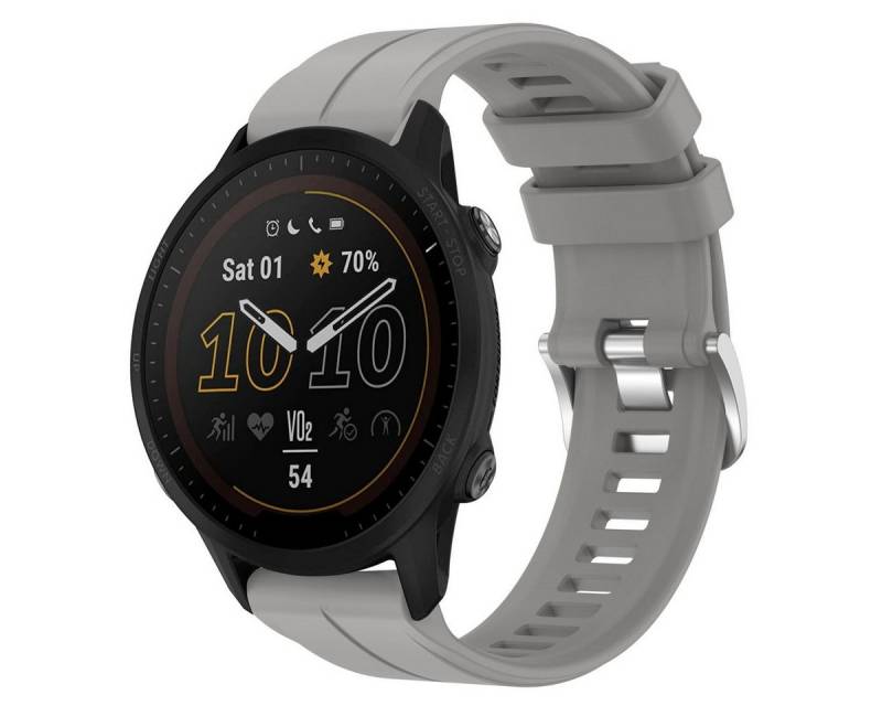 König Design Handyhülle Garmin Forerunner 955 22 mm, Sport Ersatz Armband für Garmin Forerunner 955 22mm Silikon Band Loop von König Design