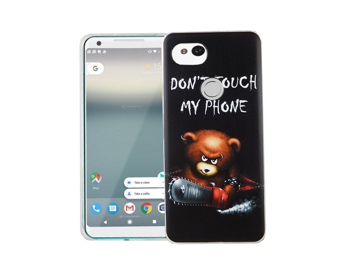 König Design Handyhülle Google Pixel 2 XL, Google Pixel 2 XL Handyhülle Bumper Backcover Schwarz König Design Handyhülle Google Pixel 2 XL, Google Pixel 2 XL Handyhülle Bumper Backcover Schwarz von König Design