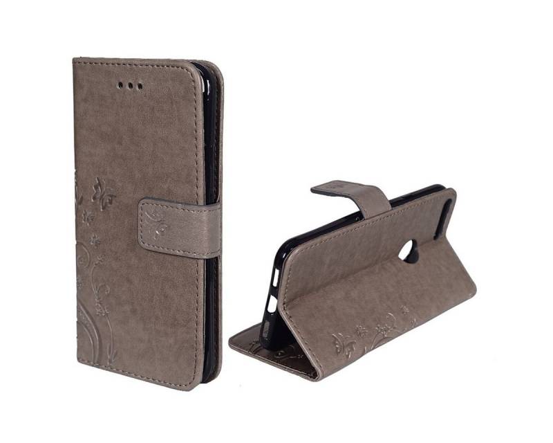 König Design Handyhülle Google Pixel XL, Google Pixel XL Handyhülle Bookcover Grau von König Design