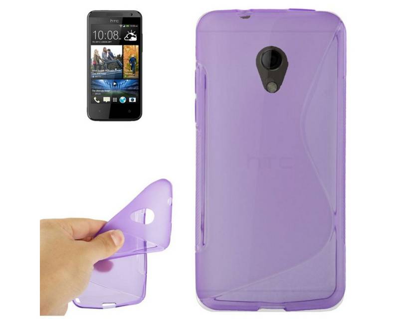 König Design Handyhülle HTC Desire 700, HTC Desire 700 Handyhülle Backcover Violett von König Design