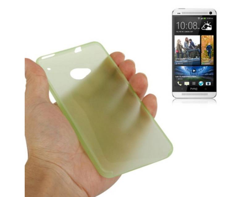 König Design Handyhülle HTC One, HTC One Handyhülle Backcover Grün von König Design
