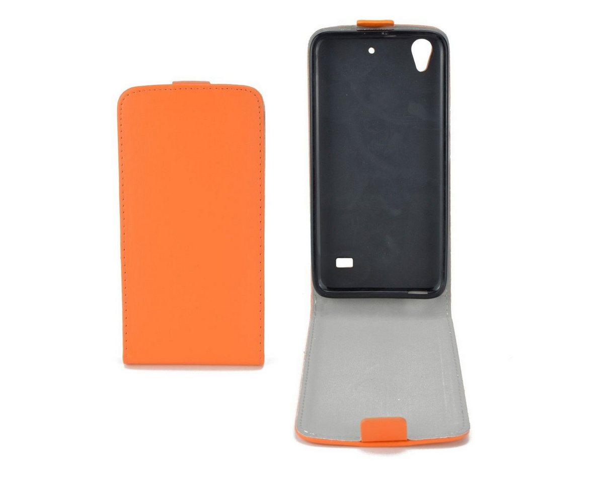 König Design Handyhülle Huawei Ascend G620s, Huawei Ascend G620s Handyhülle Backcover Orange von König Design