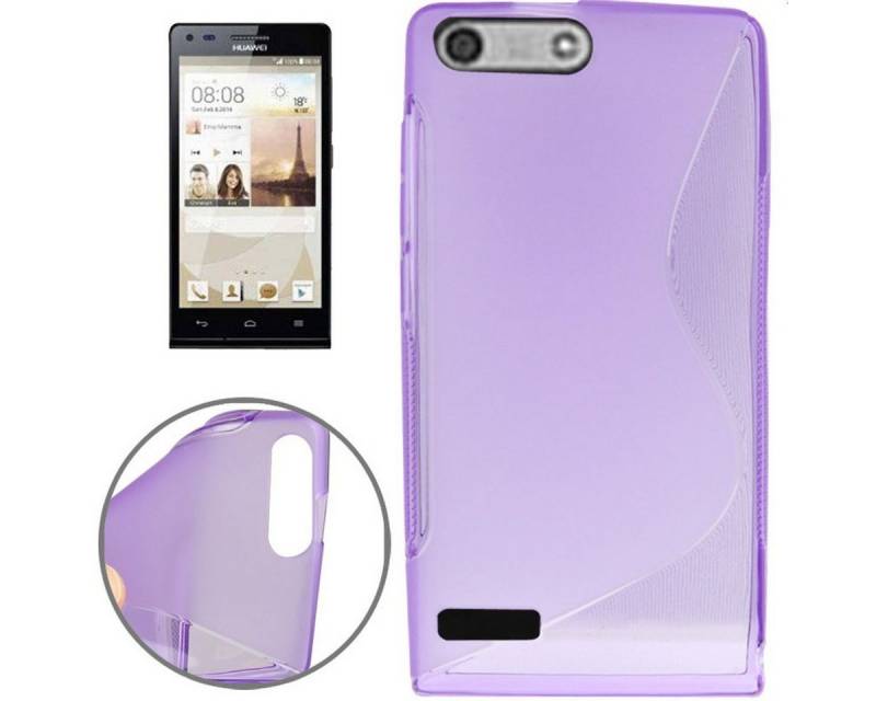 König Design Handyhülle Huawei Ascend P7 mini, Huawei Ascend P7 mini Handyhülle Backcover Violett von König Design