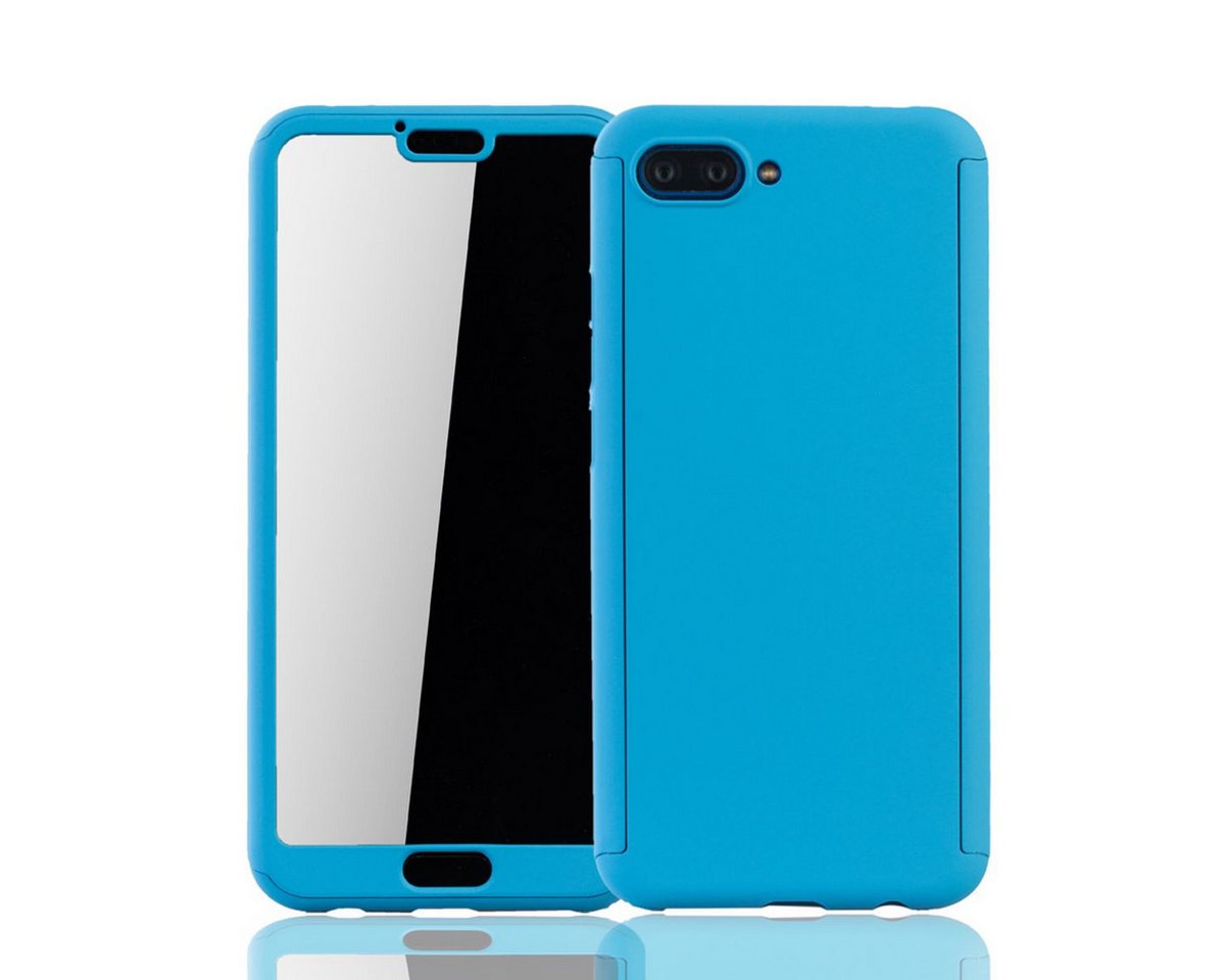 König Design Handyhülle Huawei Honor 10, Huawei Honor 10 Handyhülle 360 Grad Schutz Full Cover Blau König Design Handyhülle Huawei Honor 10, Huawei Honor 10 Handyhülle 360 Grad Schutz Full Cover Blau von König Design