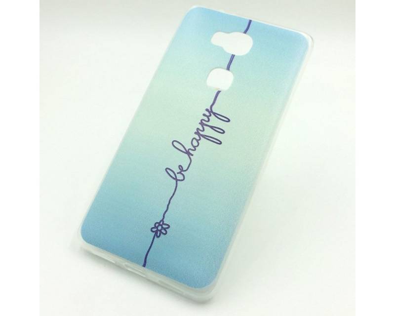 König Design Handyhülle Huawei Honor 5X, Huawei Honor 5X Handyhülle Backcover Blau von König Design