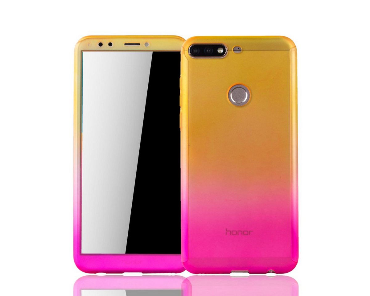 König Design Handyhülle Huawei Honor 7C, Huawei Honor 7C Handyhülle 360 Grad Schutz Full Cover Mehrfarbig König Design Handyhülle Huawei Honor 7C, Huawei Honor 7C Handyhülle 360 Grad Schutz Full Cover Mehrfarbig von König Design