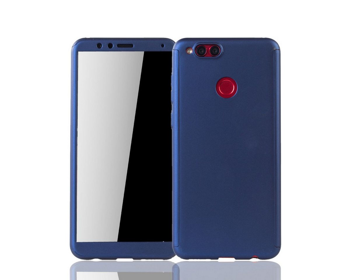 König Design Handyhülle Huawei Honor 7X, Huawei Honor 7X Handyhülle 360 Grad Schutz Full Cover Blau König Design Handyhülle Huawei Honor 7X, Huawei Honor 7X Handyhülle 360 Grad Schutz Full Cover Blau von König Design