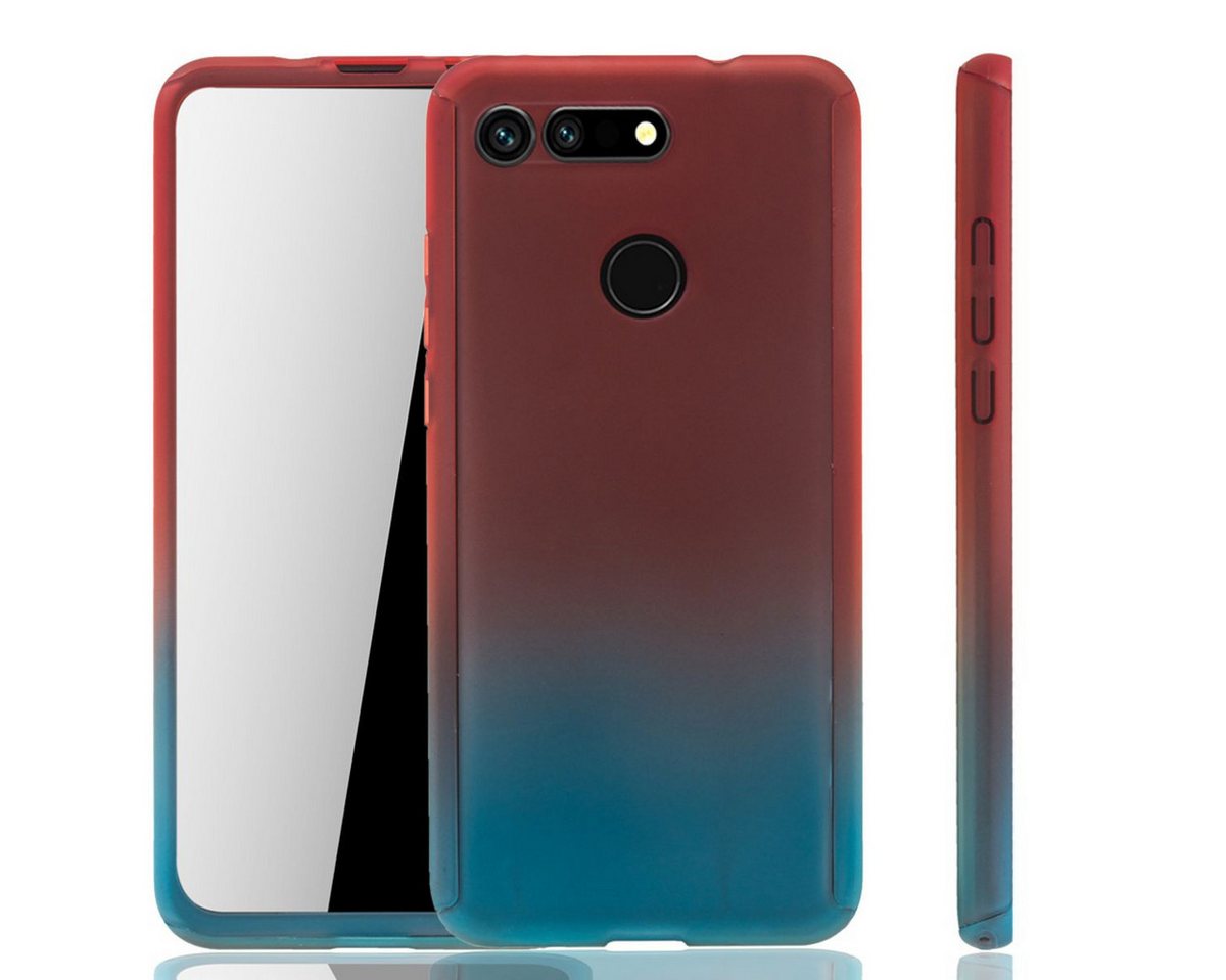 König Design Handyhülle Huawei Honor View 20, Huawei Honor View 20 Handyhülle 360 Grad Schutz Full Cover Mehrfarbig von König Design