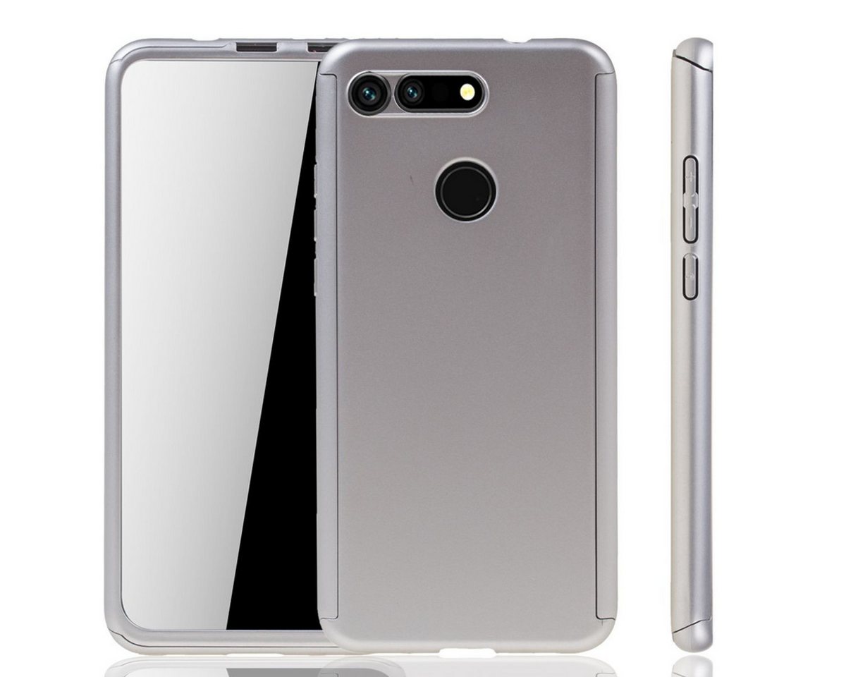 König Design Handyhülle Huawei Honor View 20, Huawei Honor View 20 Handyhülle 360 Grad Schutz Full Cover Silber König Design Handyhülle Huawei Honor View 20, Huawei Honor View 20 Handyhülle 360 Grad Schutz Full Cover Silber von König Design