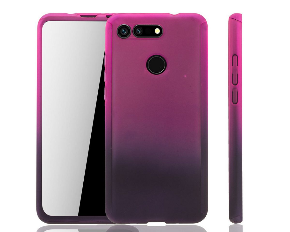 König Design Handyhülle Huawei Honor View 20, Huawei Honor View 20 Handyhülle 360 Grad Schutz Full Cover Violett König Design Handyhülle Huawei Honor View 20, Huawei Honor View 20 Handyhülle 360 Grad Schutz Full Cover Violett von König Design