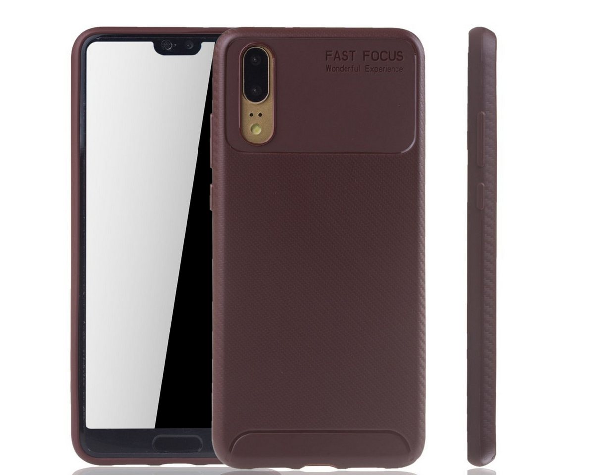 König Design Handyhülle Huawei Mate 20 Lite, Huawei Mate 20 Lite Handyhülle Backcover Braun von König Design