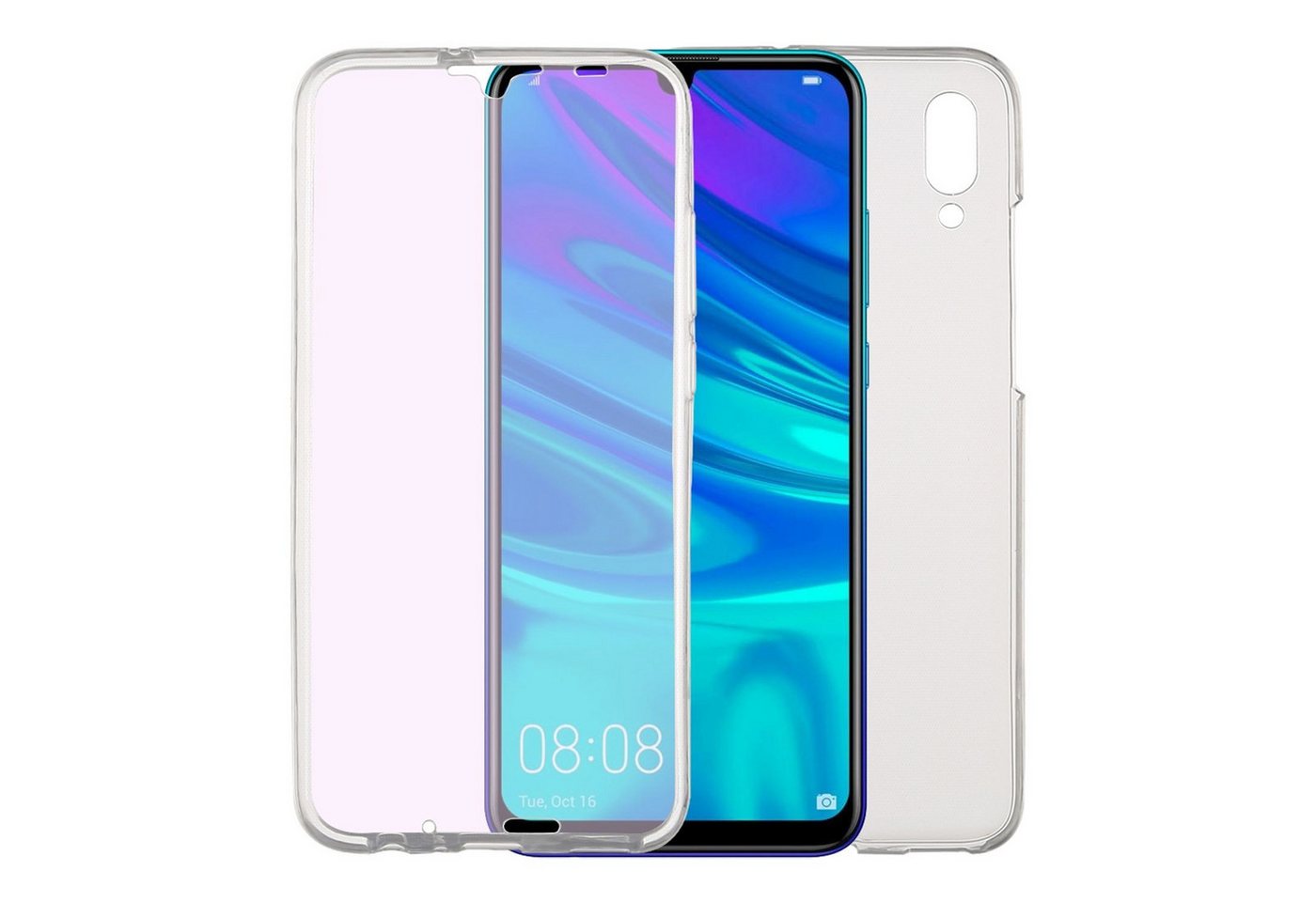 König Design Handyhülle Huawei P Smart 2019, Huawei P Smart 2019 Handyhülle Full-Cover 360 Grad Full Cover Transparent König Design Handyhülle Huawei P Smart 2019, Huawei P Smart 2019 Handyhülle Full-Cover 360 Grad Full Cover Transparent von König Design