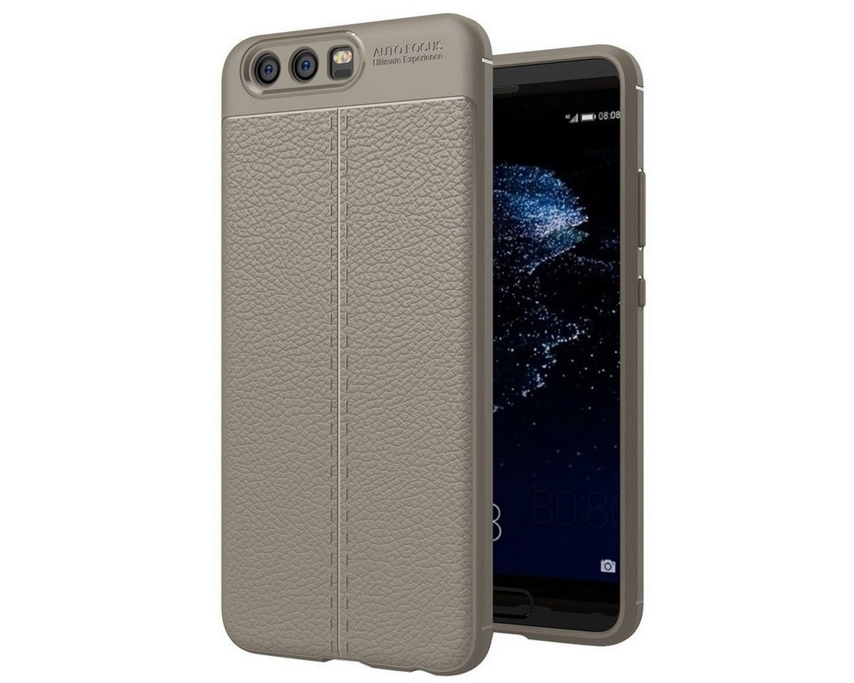 König Design Handyhülle Huawei P10, Huawei P10 Handyhülle Backcover Grau von König Design