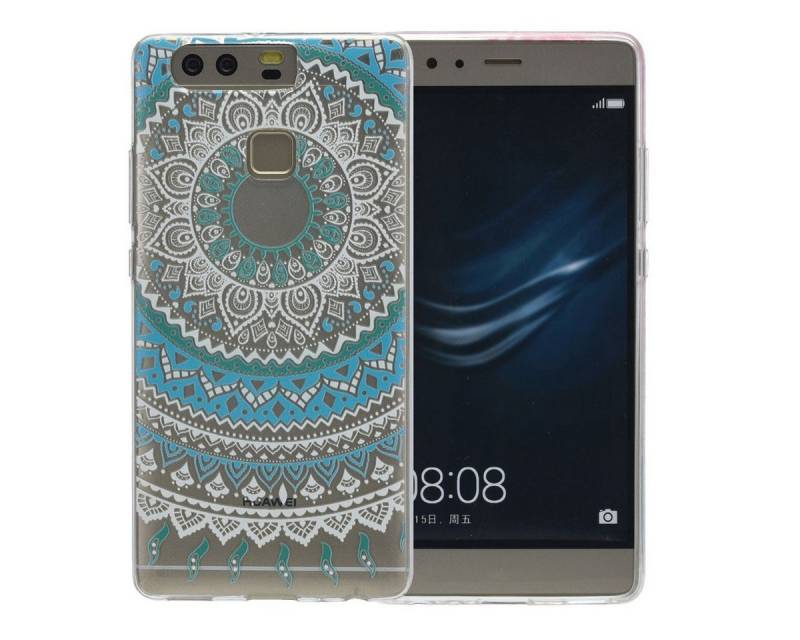 König Design Handyhülle Huawei P10 Lite, Huawei P10 Lite Handyhülle Backcover Blau von König Design
