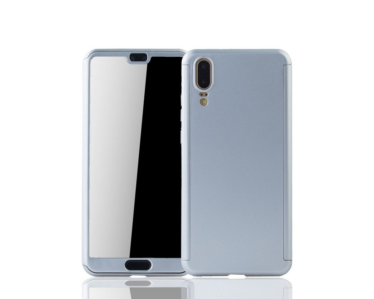 König Design Handyhülle Huawei P20, Huawei P20 Handyhülle 360 Grad Schutz Full Cover Silber König Design Handyhülle Huawei P20, Huawei P20 Handyhülle 360 Grad Schutz Full Cover Silber von König Design