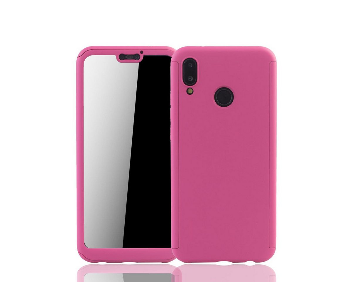 König Design Handyhülle Huawei P20 Lite, Huawei P20 Lite Handyhülle 360 Grad Schutz Full Cover Rosa von König Design
