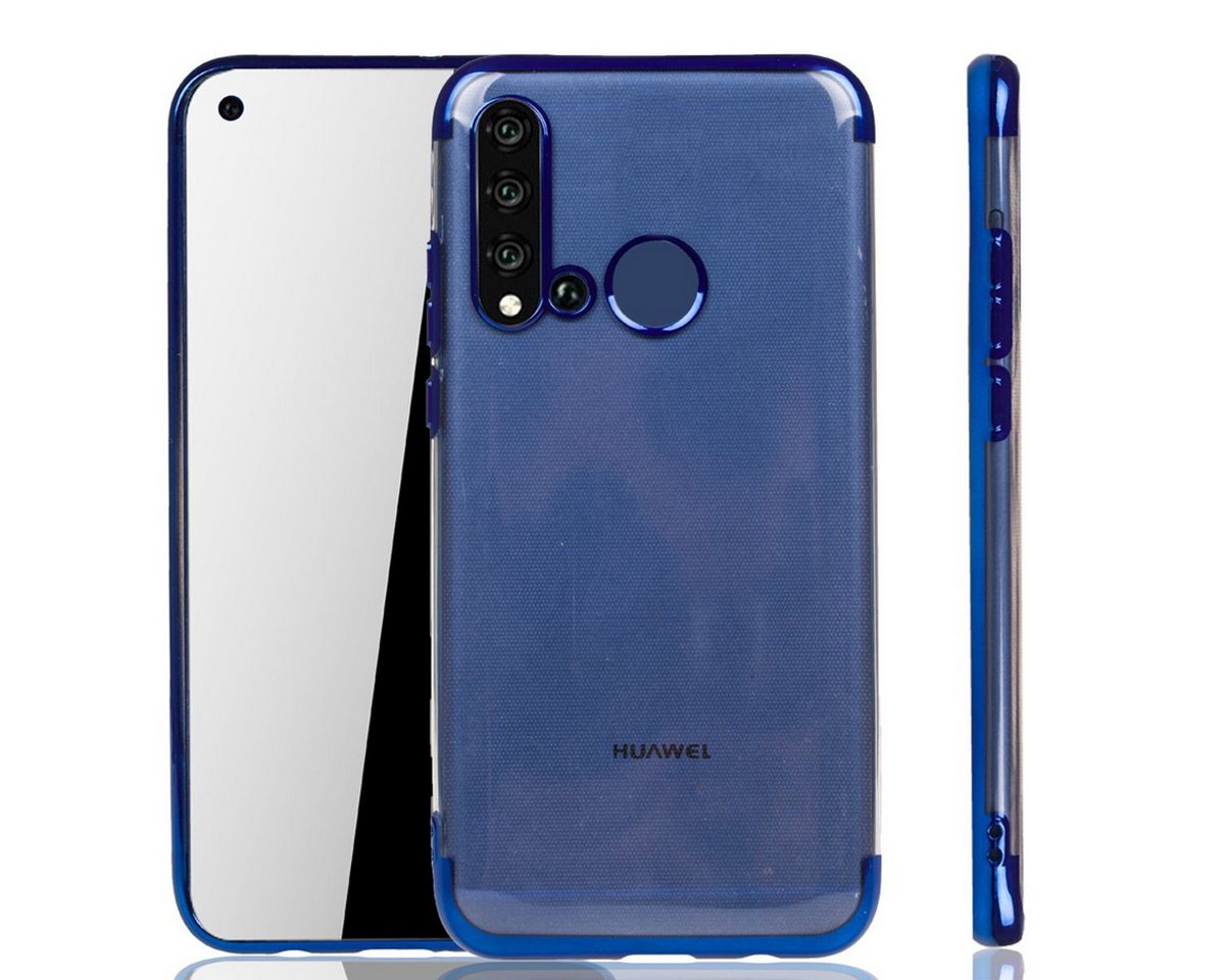 König Design Handyhülle Huawei P20 Lite 2019, Huawei P20 Lite 2019 Handyhülle Bumper Backcover Blau von König Design