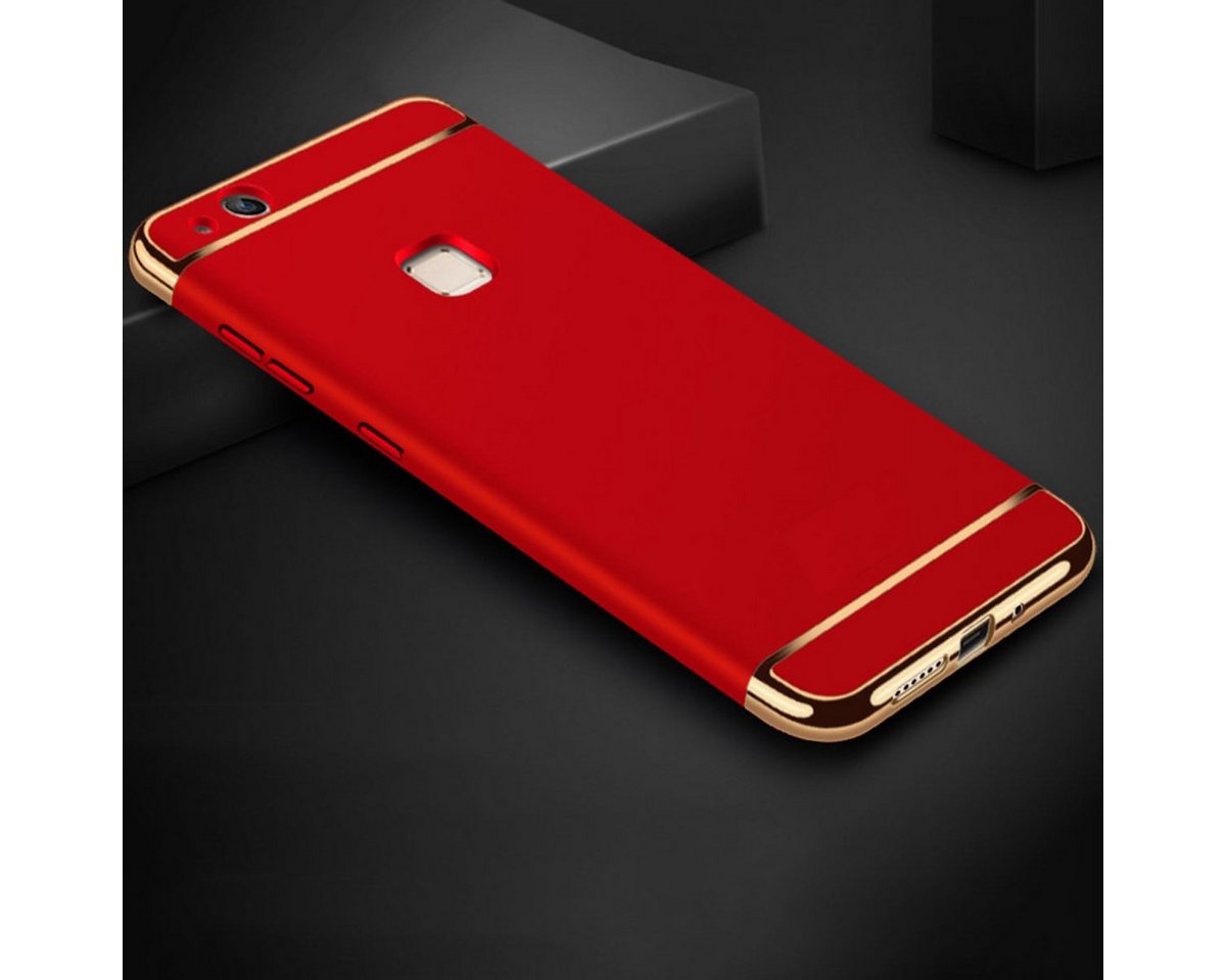 König Design Handyhülle Huawei P9 Lite, Huawei P9 Lite Handyhülle Backcover Rot von König Design