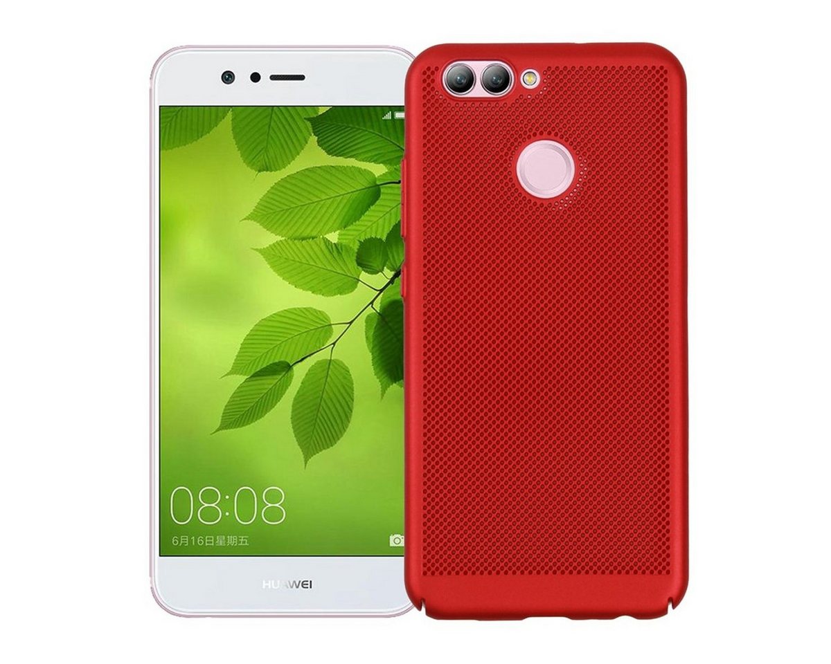 König Design Handyhülle Huawei Y5 (2017), Huawei Y5 (2017) Handyhülle Backcover Rot von König Design