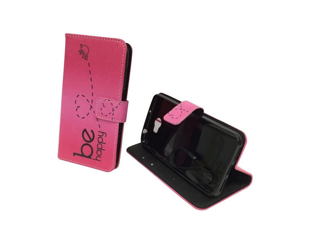 König Design Handyhülle Huawei Y5 II, Huawei Y5 II Handyhülle Bookcover Rosa König Design Handyhülle Huawei Y5 II, Huawei Y5 II Handyhülle Bookcover Rosa von König Design