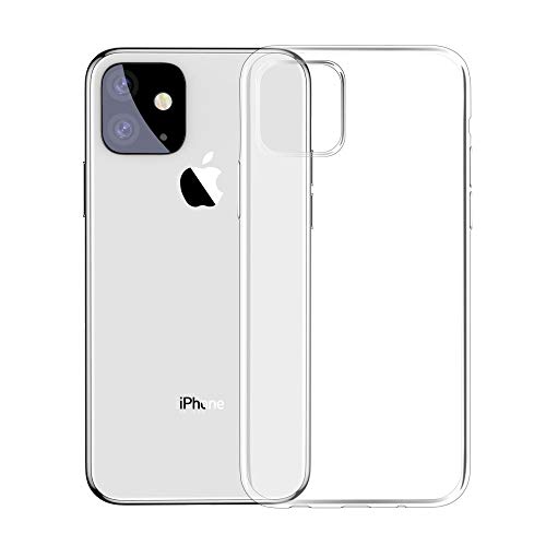 König Design Handyhülle Kompatibel mit Apple iPhone 11 Pro durchsichtige Schutz-Hülle Transparent Silikon Slim Case Plastik Cover durchsichtig von König Design