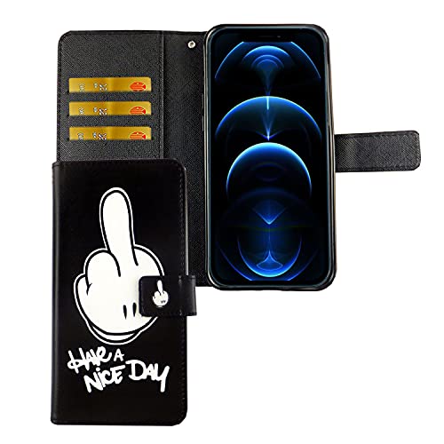 König Design Handyhülle Kompatibel mit Apple iPhone 12 Mini | Have a Nice Day | Apple iPhone 12 Mini-Schutz-Hülle | Klapphülle-Apple iPhone 12 Mini | mit Kartenfach König Design Handyhülle Kompatibel mit Apple iPhone 12 Mini | Have a Nice Day | Apple iPhone 12 Mini-Schutz-Hülle | Klapphülle-Apple iPhone 12 Mini | mit Kartenfach von König Design